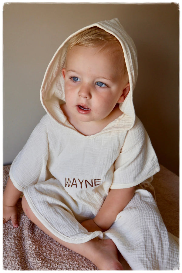 Poncho Hydrofiel - Ecru