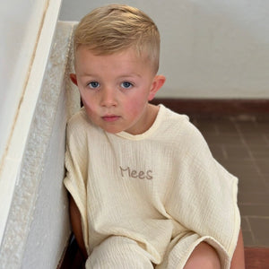 Poncho Hydrofiel - Ecru