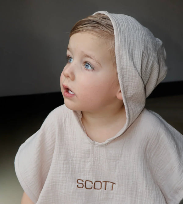 Poncho Hydrofiel - Beige