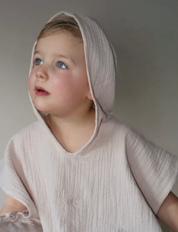 Poncho Hydrofiel - Beige