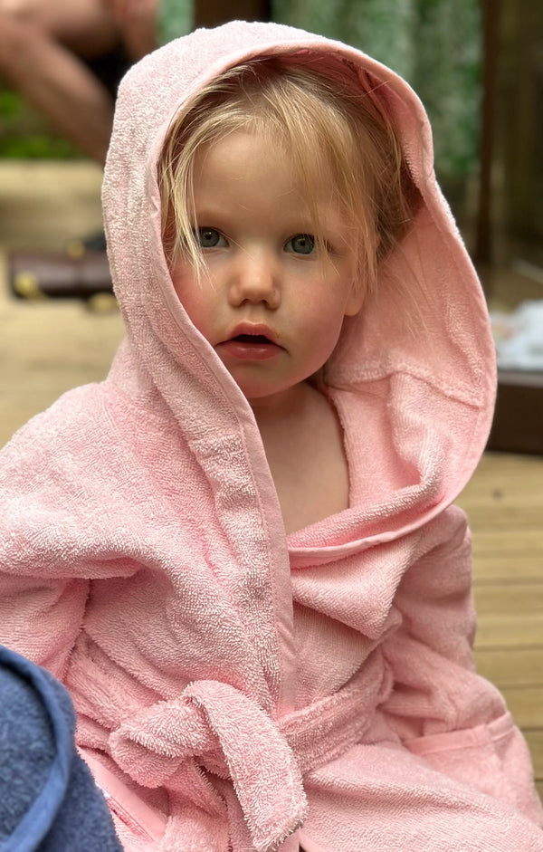 Badjas - Badstof Lila